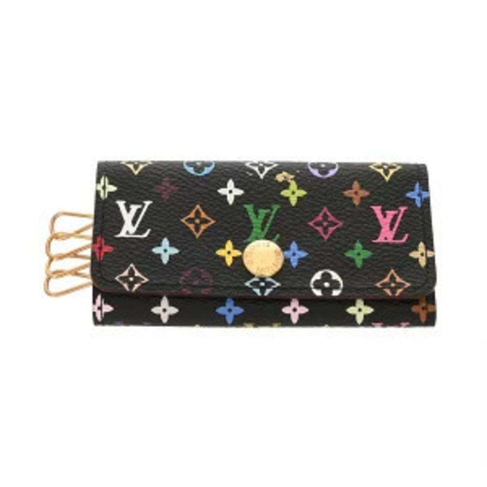 Louis Vuitton Monogram Multicolor Multicles Violet Canvas Key Case
